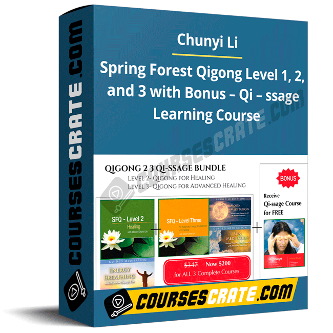 Chunyi Li – Spring Forest Qigong Level 1, 2, and 3 with Bonus – Qi – ssage Learning Course 1 Chunyi Li – Spring Forest Qigong Level 1, 2, and 3 with Bonus – Qi – ssage Learning Course