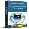 Brandon & Kaelin Poulin – Content Creation Masterclass Event Recordings Brandon & Kaelin Poulin – Content Creation Masterclass Event Recordings
