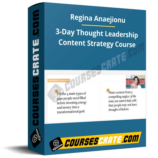 Regina Anaejionu – 3-Day Thought Leadership Content Strategy Course 1 Regina Anaejionu – 3-Day Thought Leadership Content Strategy Course