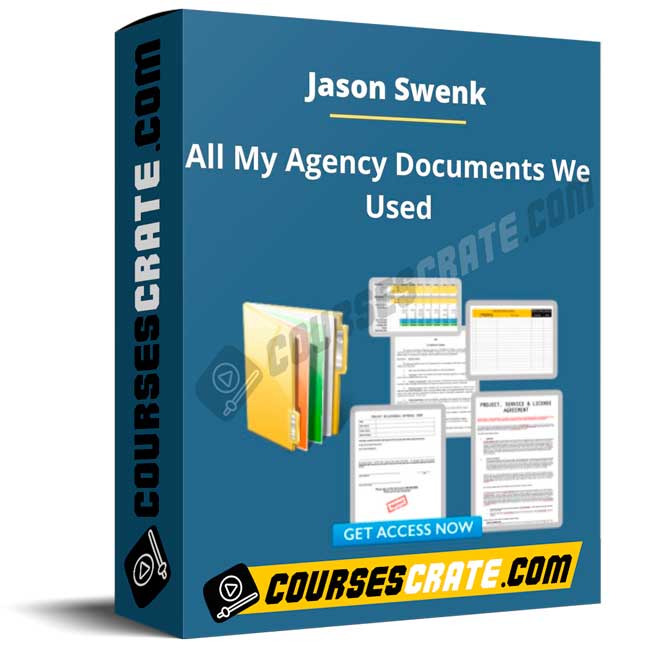 Jason Swenk – All My Agency Documents We Used 1 Jason Swenk – All My Agency Documents We Used