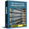 W.D. Gann’s Private Ephemeris 1941-1950 W.D. Gann’s Private Ephemeris 1941-1950