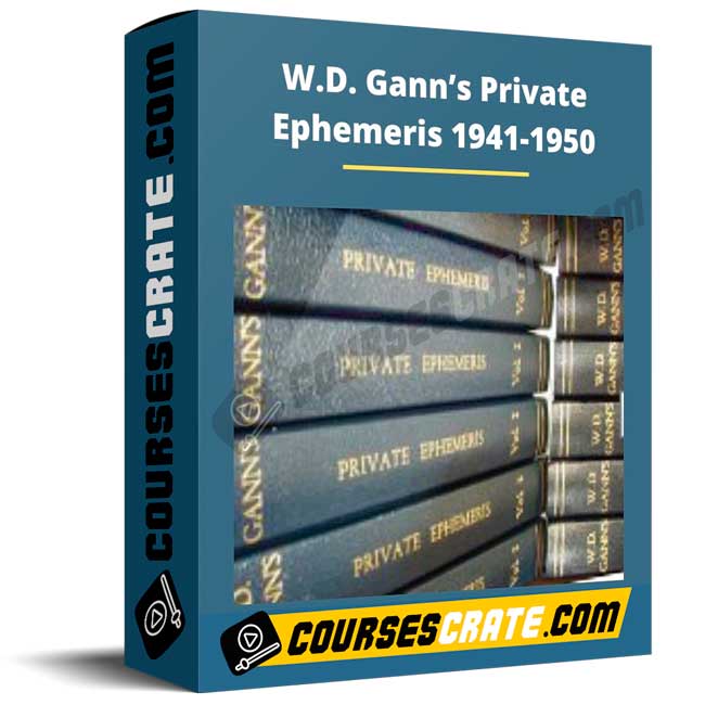 W.D. Gann’s Private Ephemeris 1941-1950 1 W.D. Gann’s Private Ephemeris 1941-1950