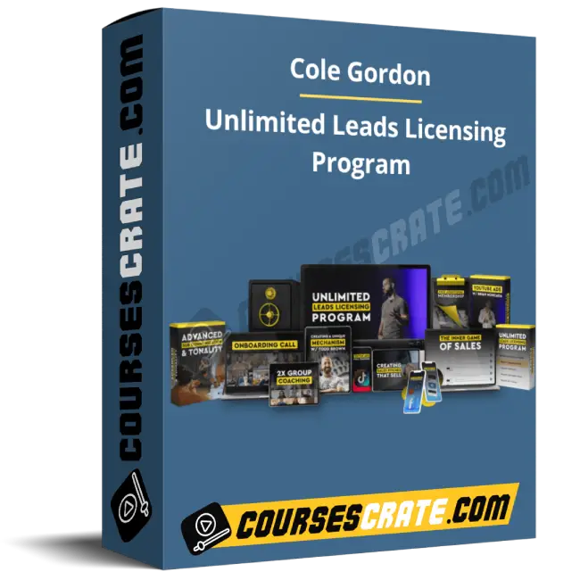 Cole Gordon – Unlimited Leads Licensing Program 1 Cole Gordon – Unlimited Leads Licensing Program
