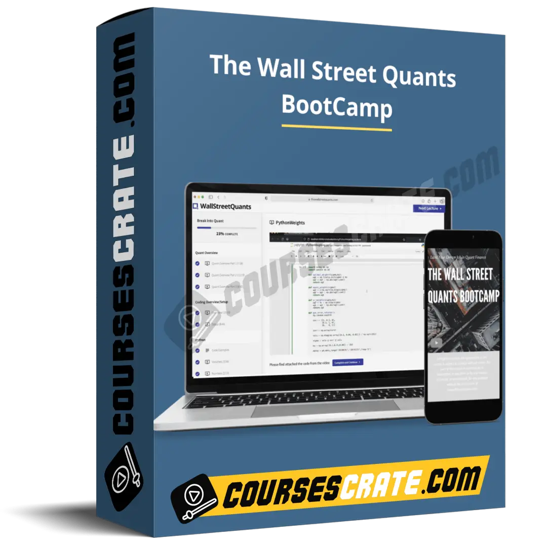 Wall Street Quants – The Wall Street Quants BootCamp 1 Wall Street Quants – The Wall Street Quants BootCamp